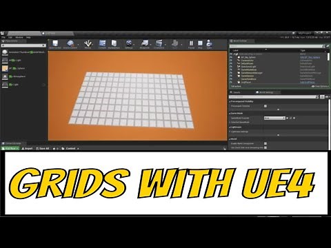 How to make a Grid Layout Level Unreal Engine 4.25 (Ep. 1 / ??)