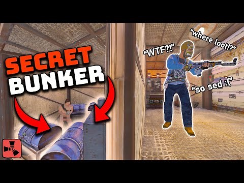 RUST Console SECRET Bunker! (100% HIDDEN dropbox)
