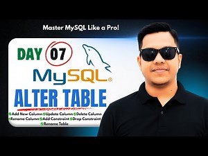 L7: ALTER TABLE in MySQL | ADD / DROP / MODIFY / RENAME Columns in SQL | Class 12 Sem 4 COMA & COMS