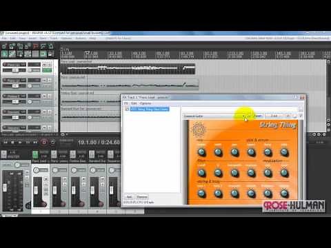 REAPER tutorial: Play VSTi instrument from MIDI track