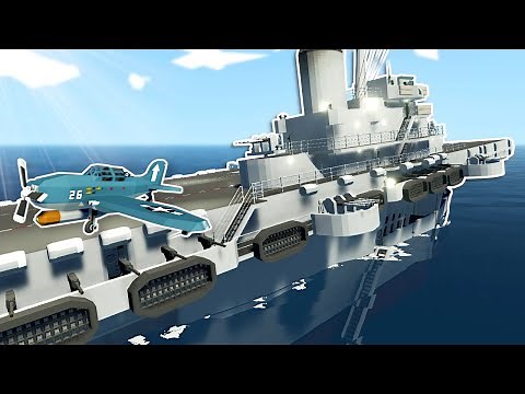 SINKING AIRCRAFT CARRIER SURVIVAL! - Stormworks Multiplayer Gameplay