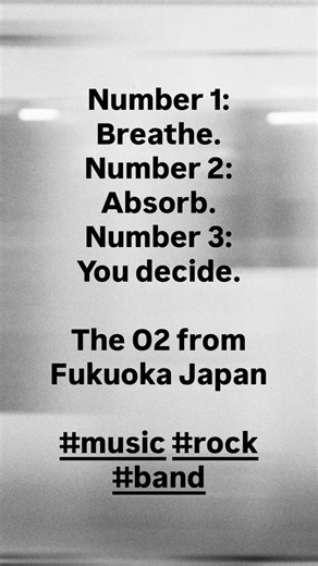 The O2 from Fukuoka Japan #shorts #music #band