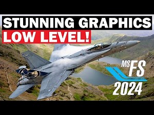 Microsoft Flight Simulator 2024 STUNNING Scenery at 90FPS ULTRA GRAPHICS! F18 LOW & FAST - RTX 4090