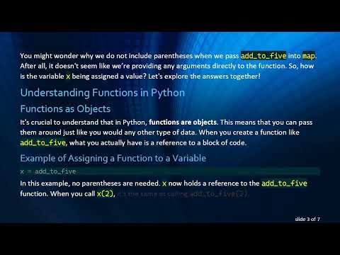Understanding Python's Map Function: When to Use Parentheses
