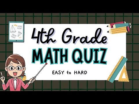 4th Grade Math Quiz: 🧠 20 FUN Questions That Get Harder! 🎉 | Can You Beat the Challenge?!