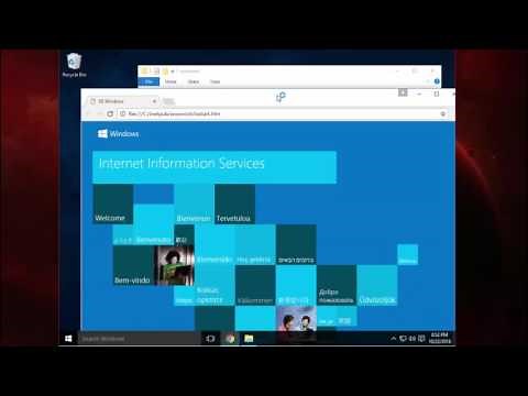 How To Setup Website Hosting On Windows 10 Using IIS
