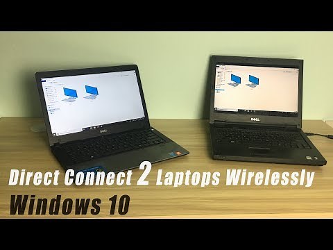 WINDOWS 10 : Direct connect 2 Laptops Wirelessly | NETVN