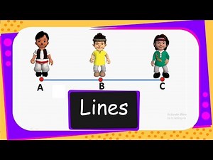 Maths - Geometry - Lines - English