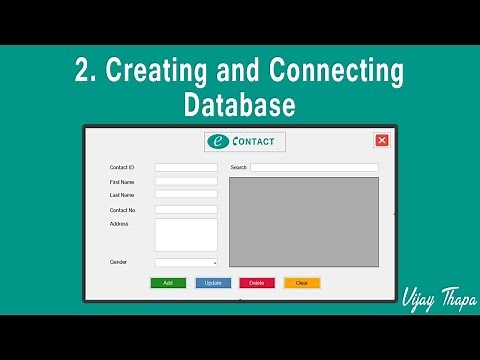 2 How to Create Simple C# Desktop Application? (Creating and Connecting Database)