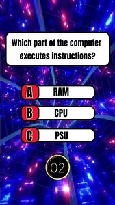 Which Part of the Computer Executes Instructions? 💻 | CPU Quiz | Computer GK | Brain Bolt Shorts