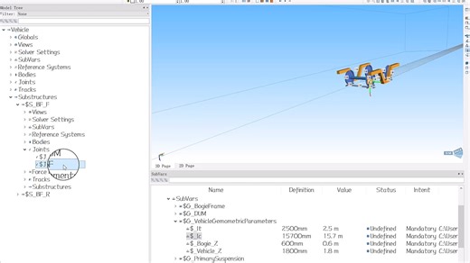 Simpack 中简易车辆建立—Simpack整车建模