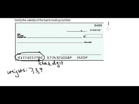How to Check US Bank Routing Number is Valid or Not