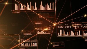 「グローバルなネットワークとデータ接続の拡大。テクノロジー、コミュニケーション、ソーシャルメディアの背景に使用できます。オレンジ色。シームレスなループ。アルファチャンネルを含む。4K」の動画素材（ロイヤリティフリー）30855277 | Shutterstock