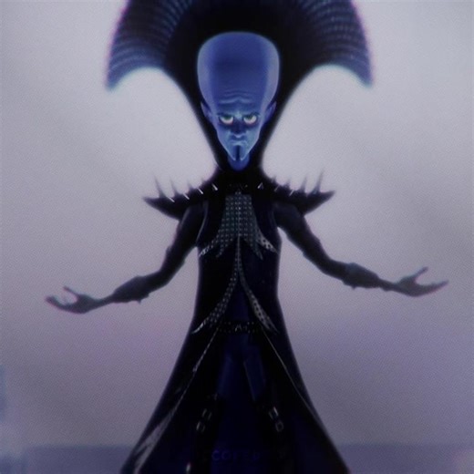 Blue Alien Cartoon: An Animated Villain from Megamind