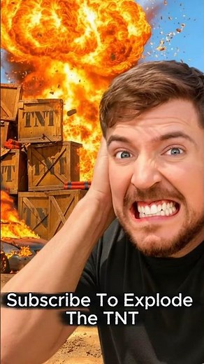 MrBeast Explodes TNT! (Short) #trending