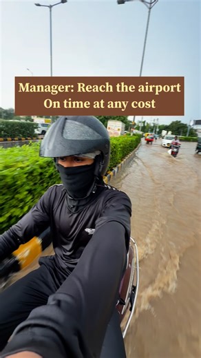 Aero Shiva on Instagram: "Office jaa raha hoon…free scooty wash ke saath 🛵💦 #trending #aircraft #funny #rain #aviation #transport"