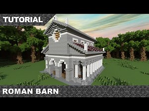 Minecraft Roman Barn Tutorial & Download