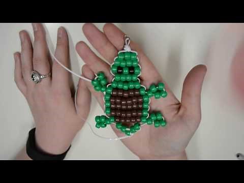 Beaded Turtle Keychain Tutorial