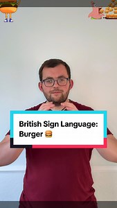 2.8K views · 369 reactions | What’s today’s British Sign Language sign? ✨ Today’s sign is: #Burger # ! Curious to learn more? I share a new BSL sign every day – perfect for beginners, learners, and sign lovers! #food #bbq  P.S. I’m from the South of the UK, so some signs might be regional! Let’s celebrate language and inclusion together  #BritishSignLanguage | The Deaf Chef | Facebook