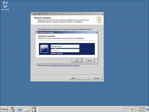 Server 2008 Lesson 7 - Creating a Backup Domain Controller