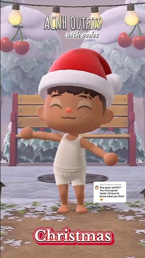 cute Christmas outfits for the boys 💙 animal crossing new horizons ♡ with design codes ♡#nintendo