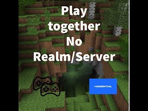 How To Play Minecraft Java With Friends: NO SERVER/REALMS (Hamachi & Essential)