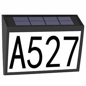 [Hot Item] LED照明の住所番号サイン、家の番号、太陽光発電の住所サイン