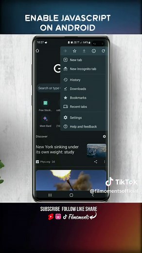 How to Enable Javascript on Android