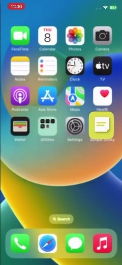 How to add Sticky Notes Widget on Home Screen