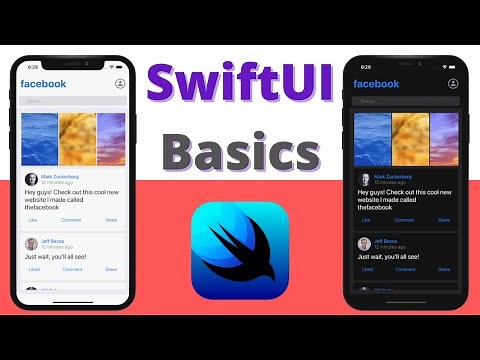 SwiftUI Basics for Beginners (2022, Facebook App, SwiftUI 2, Xcode 12) - iOS Development