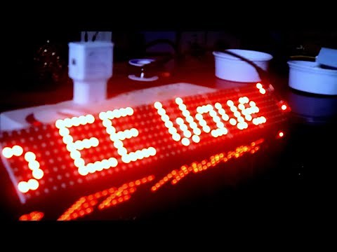 LED 8x8 matrix display max7219 | Mini Arduino projects