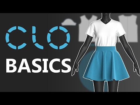 CLO3D Basics | CLO3D Beginners Tutorial