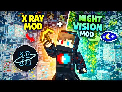 How to Add X-Ray & Night Vision Mod in Mojo Launcher | Minecraft Java Android