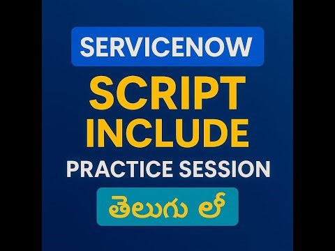 #servicenow scripting#livestream