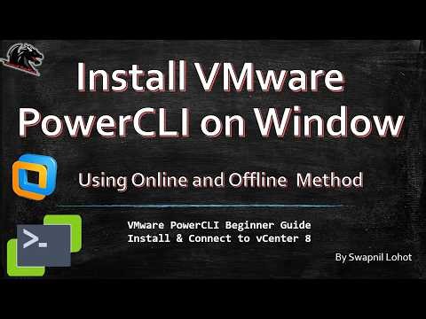 PowerCLI Installation Guide 2026 | Online, Offline & First vCenter Connection