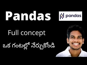 Python pandas in telugu