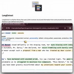 2K views · 16 reactions | Google open-sourced LangExtract Python library! It uses LLMs to extract entities, attributes, and relations with exact source grounding from unstructured documents. Flexible LLM support (Gemini, OpenAI, Ollama) 100% open-source. -/github.com/google/langextract | Md Ismail Sojal | Facebook