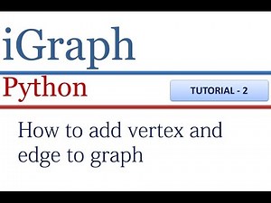 How to add vertices and edges to graph using igraph in python