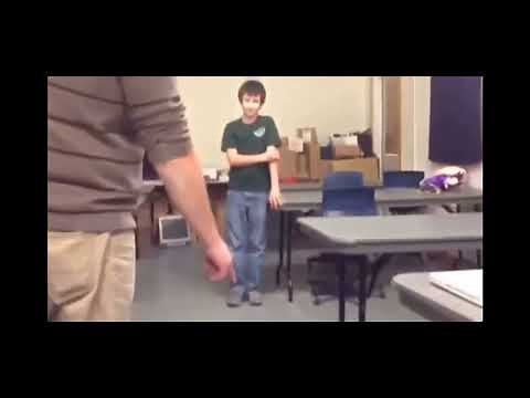 (REUPLOAD) Kid Breaks Computer in Tech Class