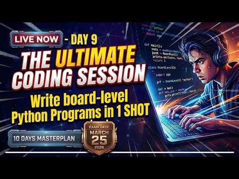 Day-9: Write Perfect code in paper | The Ultimate Coding Session! 10 days Masterplan
