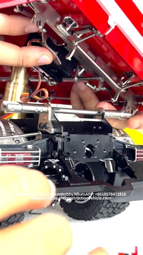 The 1/14 3-way dump truck bucket fell off? How to reinstall it quickly? Reset it in minutes!😁#truck #machine #rc #model #dumptruck | Toucanhobby