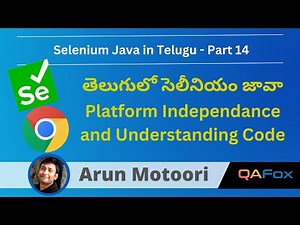 Core Java for Selenium in Telugu - Platform Independence and Understanding Java Programs - Part 14