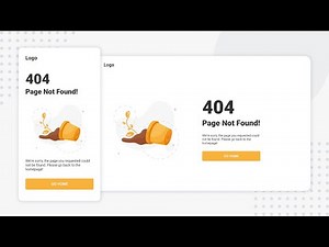 How to Create Custom 404 Error Page with HTML and CSS | 404 Error Page Design Tutorial
