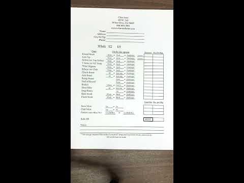 How To: Beef Cut Sheet