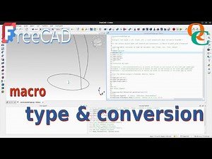 How to use type and conversion in a FreeCAD macro?