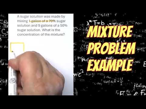 Mixture Problem Example