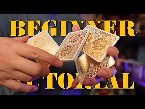 Beginner Card Shuffling Tutorial! (Easy Cardistry!)