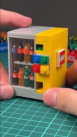 Working Lego Soda Vending Machine #lego