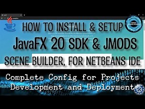 How To Install & Setup JavaFX 20 SDK JMODS Scene Builder for NetBeans IDE Development Deployment🛠️