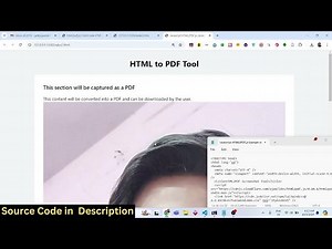 Javascript HTML2PDF.js Example to Export HTML to PDF Document Web App in Browser